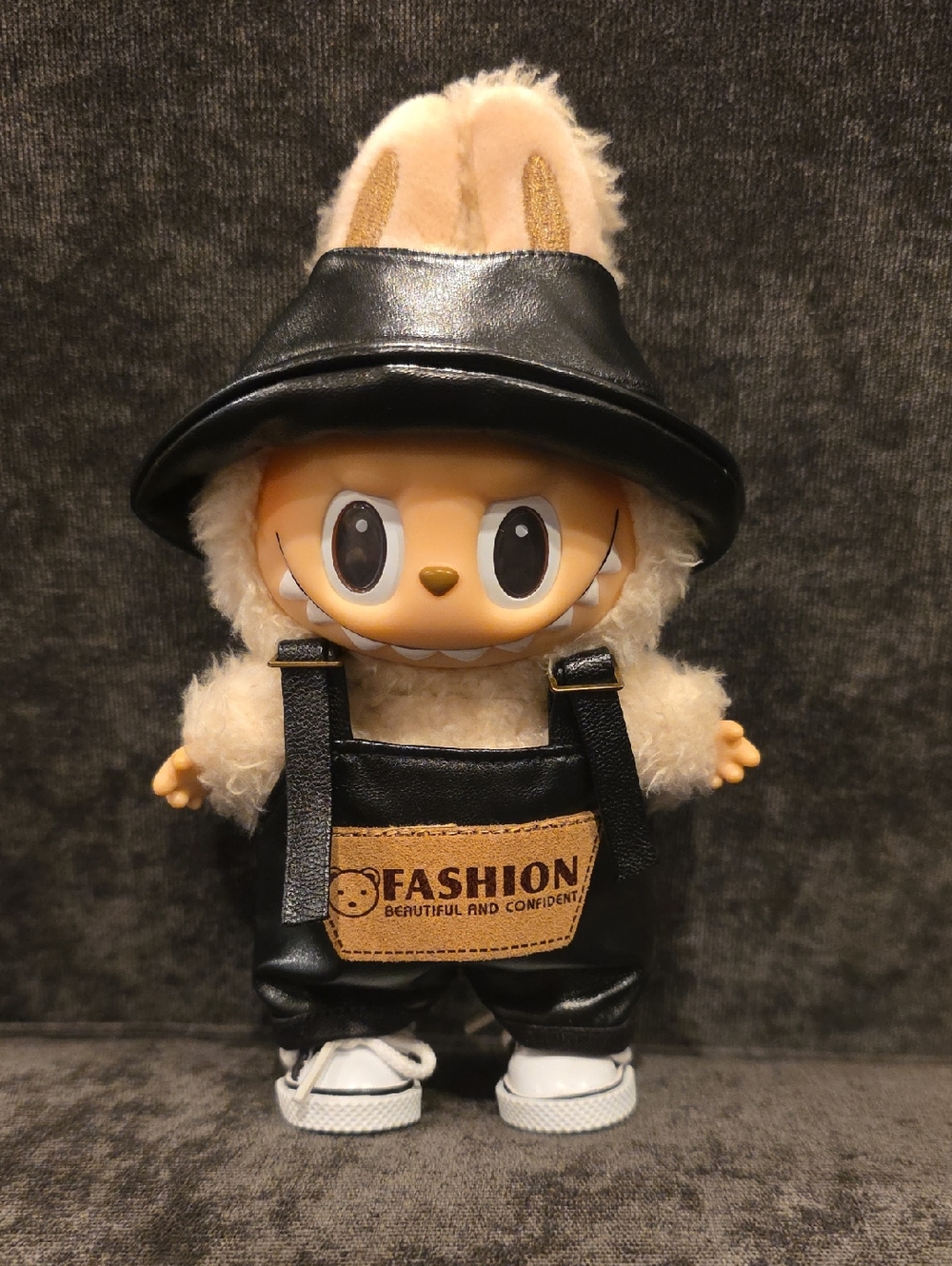 3 Piece Set The Monsters Labubu Black Outfit NO DOLL